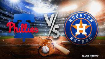 MLB Odds: Phillies vs. Astros prediction, pick, how to watch