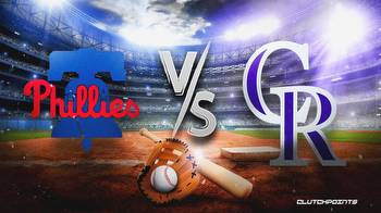 MLB Odds: Phillies vs. Rockies prediction, pick, how to watch