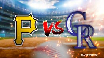 MLB Odds: Pirates-Rockies Prediction, Pick, How to Watch