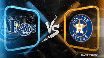 MLB Odds: Rays-Astros prediction, odds and pick