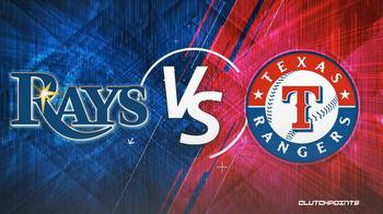 MLB Odds: Rays vs. Rangers prediction, odds, pick