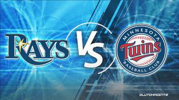 MLB Odds: Rays vs. Twins prediction, odds, pick