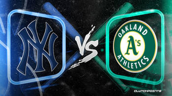 MLB Odds: Yankees vs. Athletics prediction, odds, pick