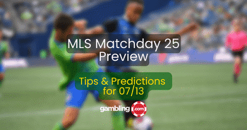 MLS Matchday 25 Predictions: MLS Betting Tips for 07/12
