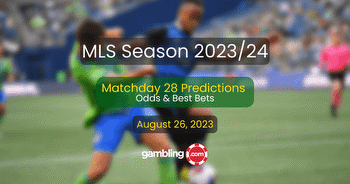 MLS Matchday 28 Predictions: MLS Picks & MLS Odds for 08/26
