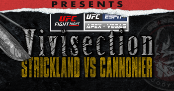 MMA Vivisection UFC Vegas 67 Strickland vs Imavov picks odds analysis