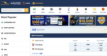 Mobile sports betting in Delaware is up and running