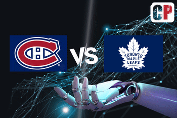 Montreal Canadiens at Toronto Maple Leafs AI NHL Prediction 101123