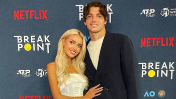 Morgan Riddle stuns on red carpet with boyfriend Taylor Fritz as fans label her 'Tennis Barbie'