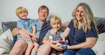 Mum who felt like 'Bridget Jones' gives birth to three sons with same birthday