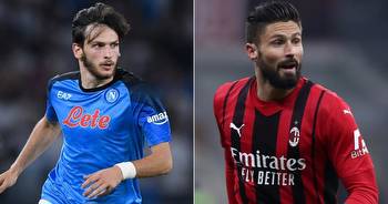 Napoli vs AC Milan live stream, TV channel, lineups, betting odds for Champions League clash