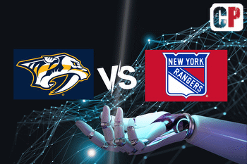 Nashville Predators at New York Rangers AI NHL Prediction 101923