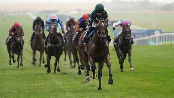 Nashwa and Blue Rose Cen in the Qatar Nassau Stakes