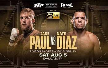 Nate Diaz vs. Jake Paul Odds Reveal Potential For KO Finish