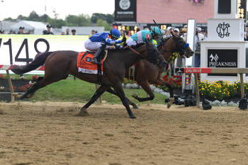 National Treasure outduels Blazing Sevens to win the 2023 Preakness Stakes