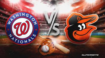 Nationals-Orioles prediction, odds, pick, how to watch