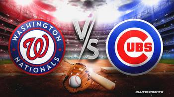 Nationals vs Cubs prediction, odds, pick, how to watch