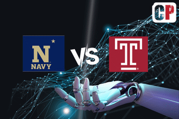 Navy Midshipmen at Temple Owls AI NCAA Prediction 11423