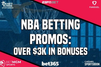 NBA Betting Promos: Grab $3.5K Tuesday Bonuses from DraftKings, Caesars, More