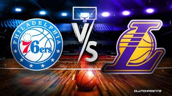 NBA Odds: 76ers-Lakers prediction, pick, how to watch
