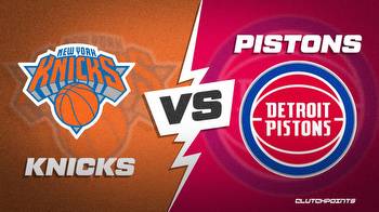 NBA Odds: Knicks-Pistons prediction, odds and pick