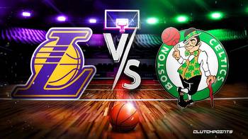 NBA Odds: Lakers vs. Celtics prediction, pick, how to watch