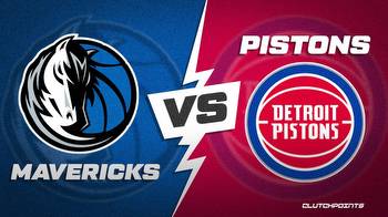 NBA Odds: Mavericks-Pistons prediction, odds and pick