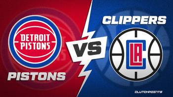 NBA Odds: Pistons-Clippers prediction, odds and pick