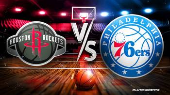 NBA Odds: Rockets-76ers prediction, pick, how to watch