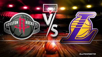 NBA Odds: Rockets-Lakers prediction, pick, how to watch