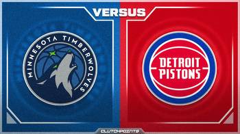 NBA Odds: Timberwolves-Pistons prediction, pick, how to watch