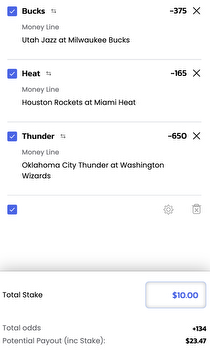 NBA Parlay Bets Today