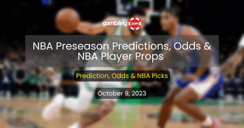 NBA Preseason Prediction, Odds & NBA Player Props for Monday 10/09