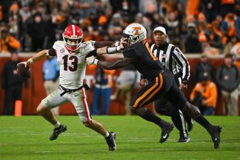 NCAA Football Odds & Lines: No. 1 Georgia Bulldogs Vs. No. 2 Tennessee Volunteers