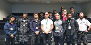 Netflix film’s Paul Connolly speaks to sixth form students about men's mental health