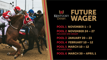 New Kentucky Derby Future Wager To Debut Nov. 1-3