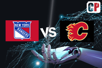 New York Rangers at Calgary Flames AI NHL Prediction 102423