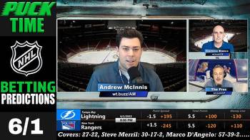 New York Rangers vs Tampa Bay Lightning Game 1 Prediction and Betting Odds June 1