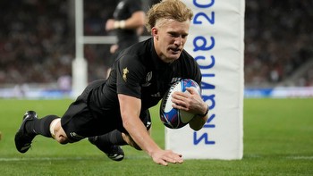 New Zealand 71-3 Namibia: First All Blacks win of Rugby World Cup marred by late Ethan de Groot red card