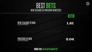 New Zealand vs Pakistan Cricket World Cup 2023: Expected lineups, head-to-head, toss, predictions and betting odds