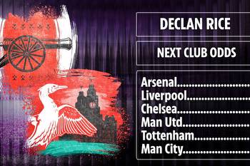 next club odds: Arsenal backed to complete £80m West Ham deal ahead of Chelsea and Liverpool