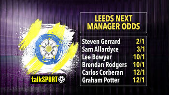 Next Leeds United manager odds: Steven Gerrard and Sam Allardyce favourites for Championship stint