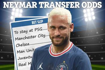 Neymar transfer odds: Brazilian looks set to STAY in Paris following interest from Chelsea, Barcelona and Man City