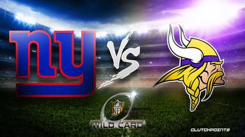 NFC Wild Card Odds: Giants-Vikings prediction, pick, how to watch