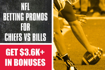 NFL Betting Promos for Chiefs-Bills: $3.5K+ in Playoff Bonuses on Sunday