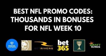 NFL betting sites offer thousands in bonuses for Week 10