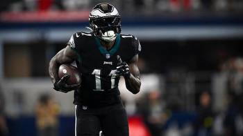 NFL player props, Eagles-49ers picks, odds, bets for 2023 NFC Championship Game: A.J. Brown over 70.5 yards