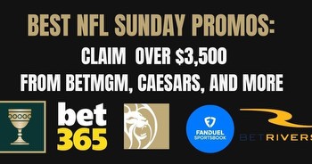 NFL Sunday promos: Get over $3,500 in bonuses for NFL Sunday