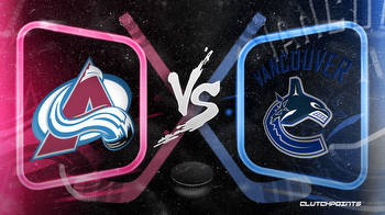 NHL Odds: Avalanche-Canucks prediction, pick and How to Watch