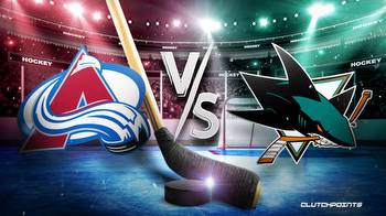 NHL Odds: Avalanche-Sharks Prediction, Pick, How to Watch